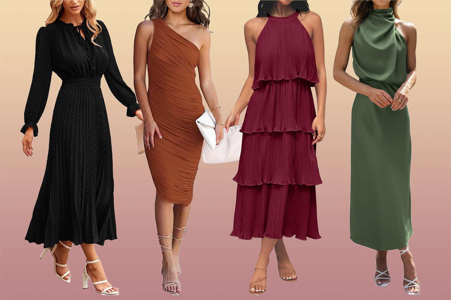 11 Flattering and Stylish Fall Wedding Guest Dresses to Add to Your Cart — All Under $60 at Amazon