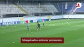 Mbappé reaparece en el entrenamiento de Francia...¡sin máscara! - MarcaTV