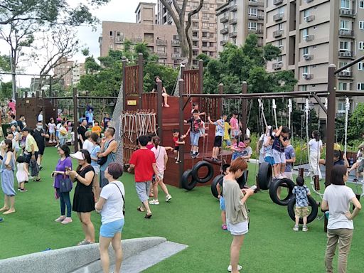 桃園大有梯田公園爆缺失 4遊具暫封閉