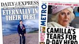 'Eternally in their debt' and 'Camilla's tears'