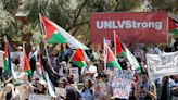 Pro-Palestinian ralliers at UNLV seek cease-fire, divestment