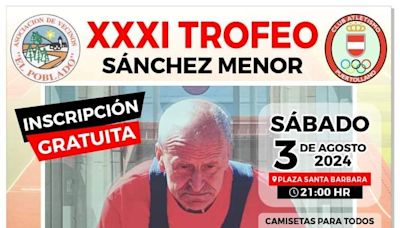 Abierta la inscripción del XXXI Trofeo de Atletismo "Sánchez Menor"