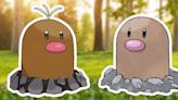 Diglett and Alolan Diglett 100% perfect IV stats, shiny Dugtrio in Pokémon Go