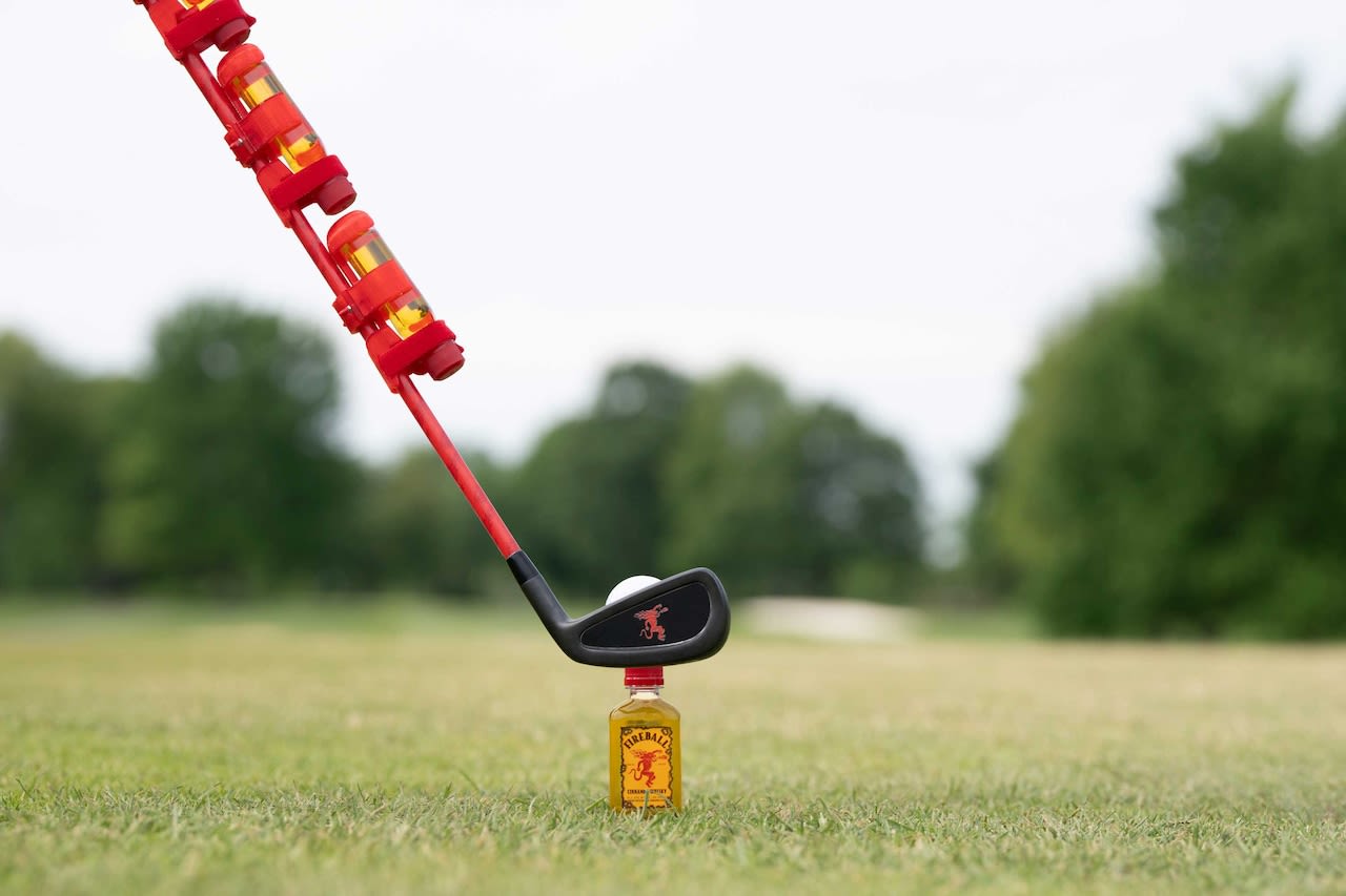 Fireball’s whisky-filled golf club guaranteed to help, or hurt, your game