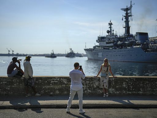 In a show of growing ties, Russian warships make a new visit to Cuban waters