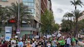 Más de 5.000 personas participan en la manifestación de Alicante contra los recortes de la Conselleria de Educación