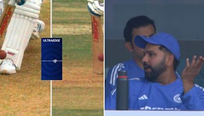 Virat Kohli refuses to take DRS despite inside edge and Gill's insistence; Rohit can't believe it: 'Bat laga tha yaar'