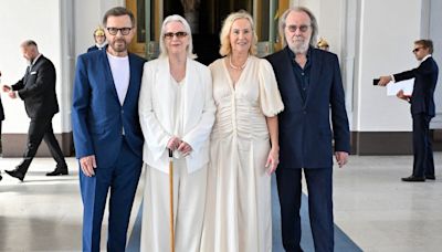A 'very emotional' ABBA reunites to receive Swedish royal honors: See the photos