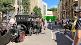 Hollywood A-lister spotted filming Netflix series in Bristol city centre