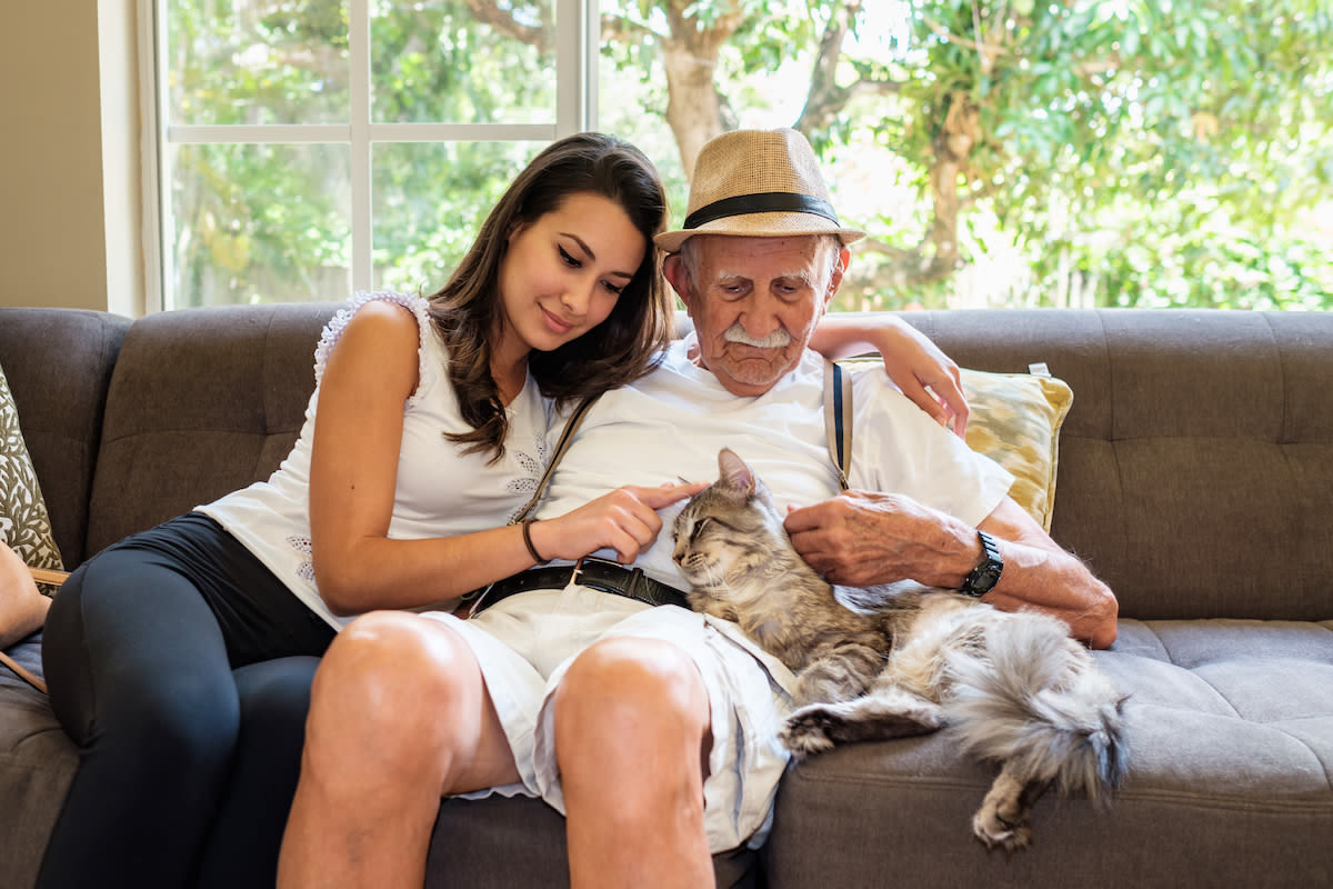 Woman Starts Rescue For Senior Pets After Adopting Deceased Grandfather's Cat