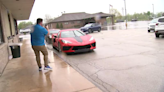 Educators ride in style in Corvettes to lunch for Teacher Appreciation Day in Green Bay