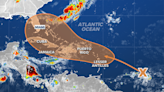 Atlantic disturbance could become tropical depression or storm and track toward Florida this week