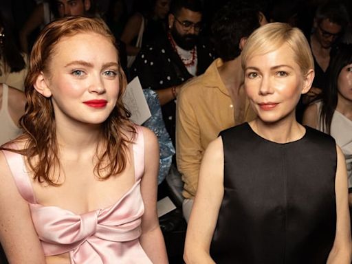 Sadie Sink Sits Front Row at Ashi Studio Show with Michelle Williams