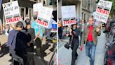 Picketers Outside ‘The View’ Guardedly Optimistic About Reported Progress In WGA Strike Talks: “Seems That It’s Kind Of...