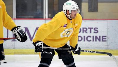 Forward prospect Bennett MacArthur hopeful trade to Penguins revitalizes development