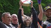 Woman Wins UK Cheese-Rolling Race In Most Terrifying Way