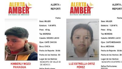 ALERTA AMBER: En el Estado de México reportan tres menores desaparecidos; temen por su seguridad y solicitan apoyo