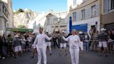 Torchbearers in Marseille kick off the Olympic flame’s journey across France