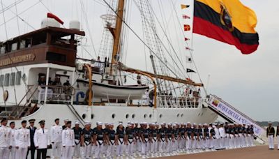 El Buque Escuela 'Guayas' de la Armada de Ecuador zarpa al Báltico en crucero de instrucción