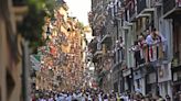 No gore but a bit of blood: Bulls run in Pamplona for the first time since 2019