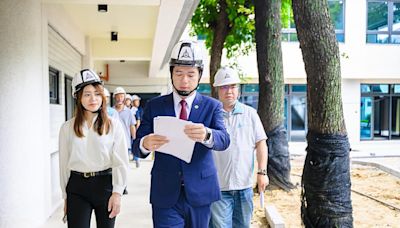 新竹國小附設幼兒園暨振興市民活動中心11月將完工 邱臣遠代理市長：打造老幼共好新場域