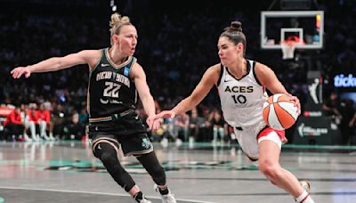 WNBA Star Kelsey Plum Grabs Attention With Insane Half-Court Shot