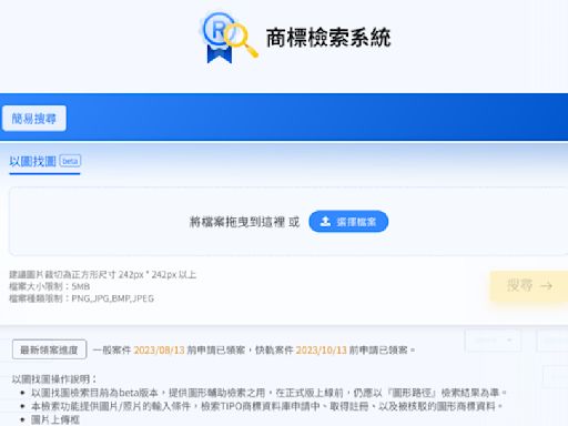 智慧局推「以圖找圖」神器 可用AI檢索「圖形商標」