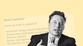 Check out the hilariously low-effort website for the Musk Foundation, where billions of Elon Musk's philanthropy money goes