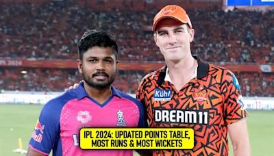 IPL 2024 updated points table, Orange Cap & Purple cap after match 50 SRH vs RR