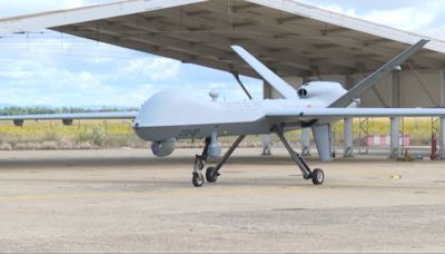 El Ejército del Aire cuenta con cuatro drones en su base de Talavera la Real, Badajoz