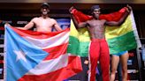 Video: Jose Pedraza, Richard Commey make weight for Saturday’s 140-pound fight