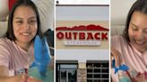 ‘I tried holding back my tears’: Outback Steakhouse customer has to make shark attack drink at home after server ruined it