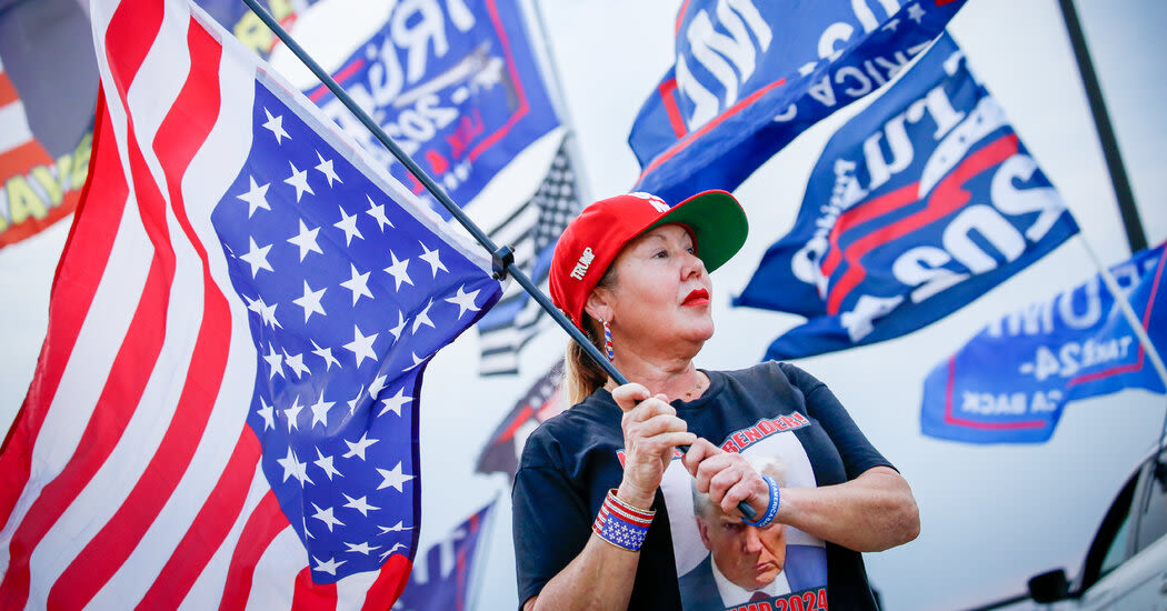 Upside-Down Flags Become Symbol for Republicans Protesting Trump Verdict