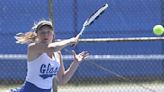 Glass' Carothers cruises in singles semifinal, doubles team falls short in title match