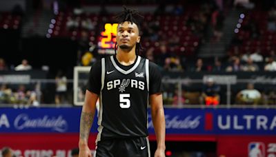 Spurs’ Stephon Castle to miss remainder of NBA Summer League