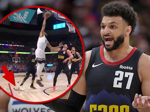 Jamal Murray Throws Tantrum During Nuggets Loss, Hurls Towel, Heat Pack On Floor