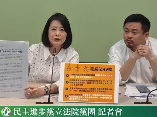 電價爭議！民進黨團向藍喊話 不應政治凌駕專業