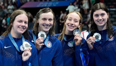 Ledecky wins record 13th medal with a silver. Summer McIntosh and Kate Douglass strike gold