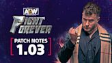 AEW Fight Forever Patch 1.03 Features A Massive Amount Of Fixes