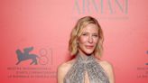 Cate Blanchett’s Daring Beaded Top Turns Heads On The Venice Red Carpet