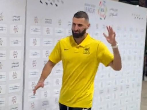 Benzema 'REFUSES to greet Al-Ittihad fans until he sees a Real shirt'