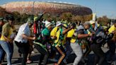 El Congreso Nacional Africano celebra su último gran mitin antes de las legislativas en Sudáfrica