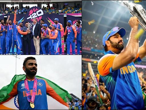 Of emotions, happiness and dreams: Virat Kohli cries, Rohit Sharma hugs teary-eyed Hardik Pandya as they lift World Cup trophy [Watch]