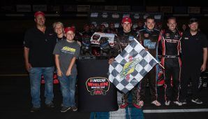 One for the family: Trevor Catalano hangs on for emotional Whelen Modified Tour win at Monadnock Speedway