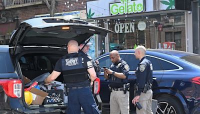 Cops raid illegal NYC pot shop just one day after defiant worker dared NYPD to shut down the store