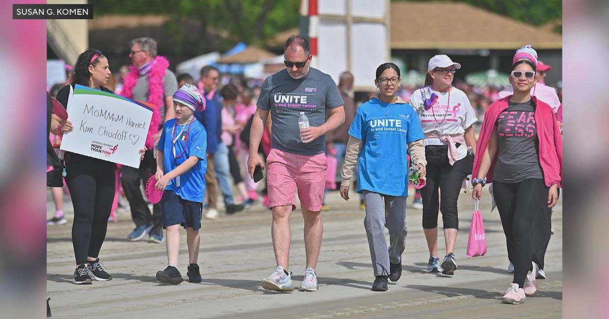 Thousands get ready to lace up for the Komen Greater Philadelphia More Than Pink Walk in Bensalem