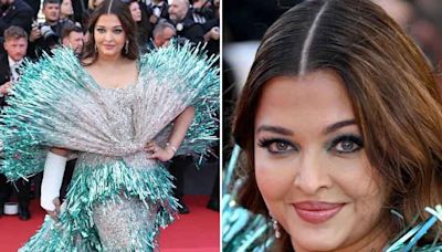 Cannes 2024: Aishwarya Rai Bachchan turns heads with dramatic second look in turquoise-and-silver fringe gown