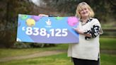 Mother who worked two jobs celebrates £838,000 lottery win
