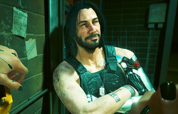 Cyberpunk 2077 dev says they went all-out on the memorial to Johnny Silverhand's nuclear attack, then found out bosses 'just expected a commemorative plaque'