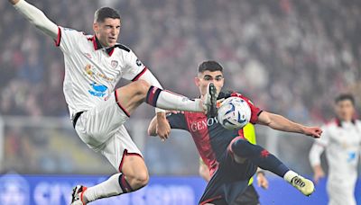 3-0. El mexicano Johan Vásquez asiste en la goleada del Génova al Cagliari